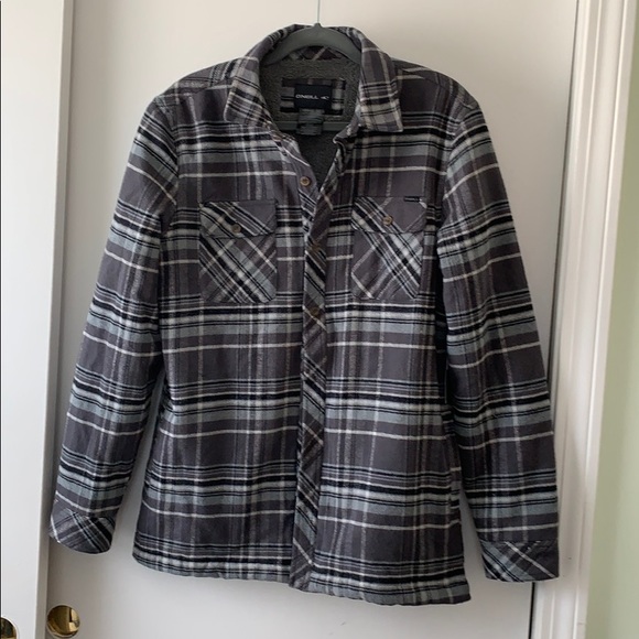 O'Neill Other - NWT O’Neill Sherpa lined plaid jacket S